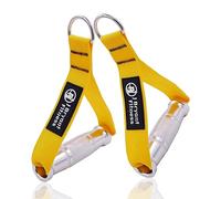 J Bryant Manijas de Gimnasio de Metal para Cable de Montaje de máquina de aleación de Aluminio Resistente, Asas de Entrenamiento duraderas para Bandas de Resistencia, Sistema de extracción LAT