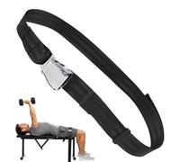 J Bryant Nordic Curl Bank - Cinturón de seguridad para gimnasio con hebilla de bloqueo, cinturón de seguridad ajustable para entrenamiento de fuerza