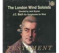 J. C. Bach: 6 Symphonies for 2 Clarinets, 2 Horns & 2 Bassoons by Testament UK