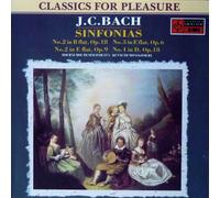 J.C.BACH: FOUR SINFONIAS- (ED. BY NEVILLE BOYLING) - PINNOCK, KENNETH MONTGOMERY