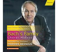 J.C.F. Bach, J.C. Altnickol : Motets pour choeur. Bernius.