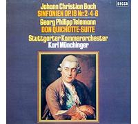 J. Chr. Bach: Sinfonien op. 18 Nr. 2-4-6 / Telemann: Don Quichotte-Suite [Vinyl LP] [Schallplatte]