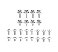 J Clip - Stainless Steel Football Repair Kit, 24 Pieces Helmet Replacement Parts Set | Durable Sports Gear Fastener Screws, Universal Maintenance Hardware For Football, Hockey, Baseball