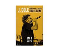 J Cole 2014 Forest Hills Drive - Pósteres impermeables para pared, impresión en casa, a prueba de humedad, fácil de instalar y resistente a la decoloración, estilo sin marco, 40 x 60 cm
