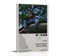 J.Cole 2014 Forest Hills DriveWall Art Poster impermeable para sala de estar, dormitorio, oficina, lienzo moderno, impresión para decoración del hogar, regalo creatividad, J. Cole 2014 Forest Hills