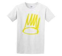 J.Cole Born Sinner Logo Men's T-Shirt Unisex White Cotton Hip Hop Print tee Shirts XL