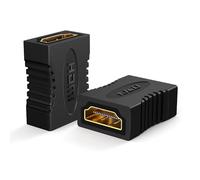 J&D 8K HDMI Coupler, 8K@60Hz/4K@120Hz Hembra a Hembra Conector HDMI Extender, Soporte 3D, HDR, HDCP, ARC, Compatible con DVD, BLU-Ray, TV, Ordenador portátil, PC, Monitor, Paquete de 2