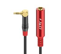 J&D Cable Adaptador de Audio Estéreo TRS de 1/4 Pulgada a 1/8 Pulgada Adaptador de Audio Estéreo Hembra de 6,35 mm a Macho de 3,5 mm para Auriculares, Amplificadores, Guitarra, Amplificador
