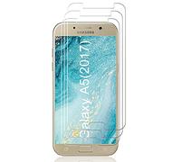 J&D Compatible para 3-Pack Galaxy A5 2017 Protector de Pantalla, [Cristal Templado] HD Claro Vidrio Balístico Protector de Pantalla para Samsung Galaxy A5 (Release in 2017)