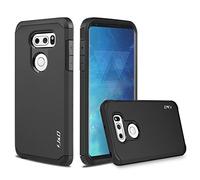 J&D Compatible para LG V30 Funda, [Armadura Delgada] [Doble Capa] [Protección Pesada] Híbrida Resistente Funda Protectora y Robusta para LG V30 - Negro