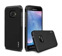 J&D Compatible para Samsung Galaxy Xcover 4/Samsung Galaxy Xcover 4S Funda, [Armadura Delgada] [Doble Capa] [Protección Pesada] Híbrida Resistente Funda Protectora y Robusta para - Negro