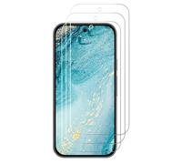 J&D Protector de Pantalla, 3 Paquetes, No Cobertura Completa, Escudo de Película Transparente HD, Resistente a Rasguños, Absorbente de Huellas, para Google Pixel 9