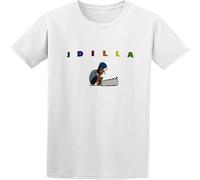 J Dilla Cartoon Images Fashion Pure Cotton Student Dance Beautiful T Shirt White L