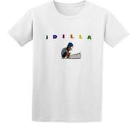 J Dilla Cartoon Images Fashion Pure Cotton Student Dance Beautiful T Shirt White S