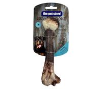 J&E Importers The Pet Store - Juguete masticable de Hueso jurásico de 7 Pulgadas para masticadores agresivos, máxima Resistencia, Extremo Duro, Horas de diversión para tu Perro.