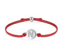 J.Endéar Initials Letra N Pulsera para Mujer, Plata de Ley 925 Pulsera para Niñas, Suerte Hilo Rojo Pulsera Ajustable para Adolescentes, Regalos de Cumpleaños Hechos A Mano Joyería de Navidad