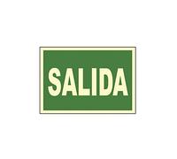 J G 08920 Cartel Señal Salida, Multicolor, 30x21 cm