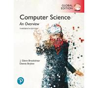 J. Glenn Brookshear Dennis Computer Science: An Overview, Global (Tapa blanda)