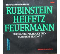 J.Heifetz - Arthur Rubinstein - Emanuel Feuermann - Heifetz - Rubinstein - Feuermann spielen Beethoven: Archduke Trio & Schubert:Trio No.1