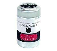 J. Herbin 20109T - Cartucho de tinta (6 cartuchos, para paquete estándar, color negro)