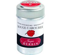 J. Herbin 20122T - Caja de 6 cartuchos para cartuchos de tinta estándar, color rojo