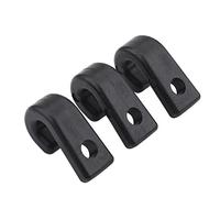 Keenso J Hook, 25pcs Ganchos de Amarre de Nylon Portative Tie Tie Hook Accesorios para Kayak Canoa Cordón Canoas Barcos