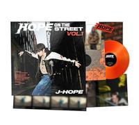 j-hope - HOPE ON THE STREET VOL.1 LP Out Sleeve + Inner Sleeve + Photo Card + Paper Kiyring + Film Photo + Lyric Card + 2 Extra Photocards