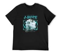 J-Hope Jack In The Box - Camiseta de algodón para hombre, color negro, Negro , XXL