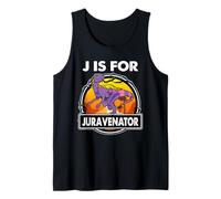 J Is For Juravenator Dinosaurs Alphabe For Dinosaur Lover Camiseta sin Mangas