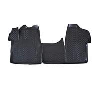 J&J AUTOMOTIVE | Alfombra de Suelo de Goma 3D Exclusiva Compatible con Master 3 Desde 2010, Borde Alto, Inodoro, Negro, Antideslizante, Todas Las Estaciones