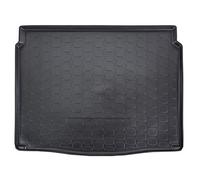 J&J AUTOMOTIVE | Alfombrilla de Goma para Maletero de Coche específica para Megane 4, Hatchback a Partir de 2016, Antideslizante, Ajuste, Borde Alto de 2 cm, Alfombrilla Protectora para