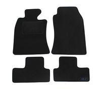 J&J AUTOMOTIVE Alfombrillas de coche para BMW Mini Cooper 2001-2006 (4 piezas), color negro