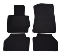 J&J AUTOMOTIVE Alfombrillas de coche para BMW X3 F25 2011-2018 (4 piezas), color negro