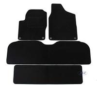 J&J AUTOMOTIVE Alfombrillas de coche para Sharan 7 plazas 1995-06 6 piezas