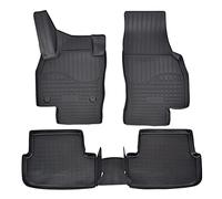 J&J AUTOMOTIVE | Alfombrillas de Goma 3D para Coche, compatibles con Arona a Partir de 2017, Ajuste Individual con Borde Alto Aprox. 4 - 5 cm, para Todo Clima, 4 Piezas