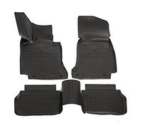 J&J AUTOMOTIVE | Alfombrillas de Goma 3D para Coche, compatibles con Clase E W213 / S213 2016-2023, Ajuste Individual con Borde Alto, Aprox. 4 - 5 cm, para Todas Las Condiciones climáticas, 4 Piezas,