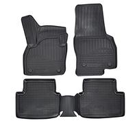 J&J AUTOMOTIVE | Alfombrillas de Goma 3D para Coche, compatibles con Kamiq a Partir de 2019, Ajuste Individual con Borde Alto Aprox. 4 - 5 cm, para Todo Clima, 4 Piezas