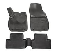 J&J AUTOMOTIVE | Alfombrillas de Goma 3D para Coche, compatibles con Zafira C Tourer 2011-2019, Borde de 4 cm, para Todas Las Condiciones meteorológicas, 4 Piezas
