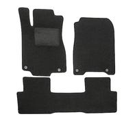 J&J Automotive | Alfombrillas de tela de terciopelo a medida, aptas para CRV 2012-2016 3 piezas, juego de 3 piezas, delanteras y traseras