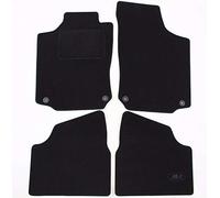 J&J AUTOMOTIVE | Alfombrillas de Terciopelo Negro a Medida para Corsa C 2000-2006, Ajuste preciso, Base Antideslizante, Reforzada en la Zona del Pedal