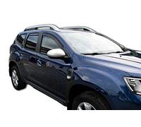 J&J AUTOMOTIVE Deflectores de viento y lluvia para Duster II desde 2018, 4 piezas, Heko Oscuro