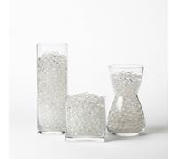 J&J - Lote de 10000 perlas de agua de gel para decoración de bodas, Navidad, jardín, cocina - Cantidad 50 gr aproximadamente - Color transparente