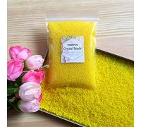 J&J - Lote de 10000 perlas de agua de gel para decoración de bodas, Navidad, jardín, cocina - Cantidad 50 gr aproximadamente - Color amarillo