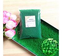 J&J - Lote de 10000 perlas de agua de gel para decoración de bodas, Navidad, jardín, cocina - Cantidad 50 gr aproximadamente - Color verde