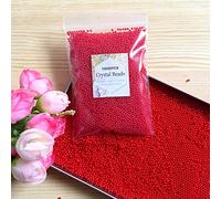 J&J - Lote de 10000 perlas de agua de gel para decoración de bodas, Navidad, jardín, cocina - Color rojo