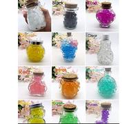 J&J - Paquete de 55-60 g de perlas de agua de gel de 12 colores diferentes para decoración de bodas, Navidad, jardín, cocina, salón