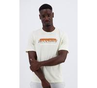 J & Jones Main Write Logo - Arena - Camiseta Hombre talla S