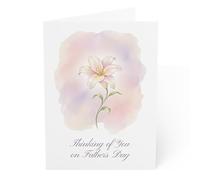 J&J'S TOYSCAPE Thinking of You on - Tarjeta del día del padre, tarjeta de condolencias por la pérdida de papá o hijo, tarjeta del día del padre después de un aborto espontáneo, 5 x 7 pulgadas