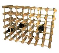 J.K. Adams Soporte Modular apilable para Vino de Madera de Fresno con Pines Naturales, 40 Botellas