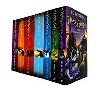 J.K. Rowling Harry Potter Collection 7 Books Bundle (Harry Potter and the Philosopher's Stone: 1/7 (Harry Potter 1), Harry Potter and the Chamber of Secrets: 2/7 (Harry Potter 2), Harry Potter and the Prisoner of Azkaban: 3/7 (Harry Potter 3), Harry Potter and the Goblet of Fire: 4/7 (Harry Potter 4), Harry Potter and the Order of the Phoenix: 5/7 (Harry Potter 5), Harry Potter and the Half-Blood Prince: 6/7 (Harry Potter 6), Harry Potter and the Deathly Hallows: 7/7 (Harry Potter 7)